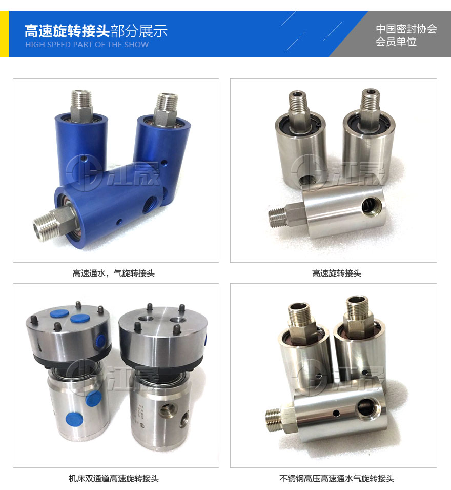 高速高壓氣動旋轉接頭